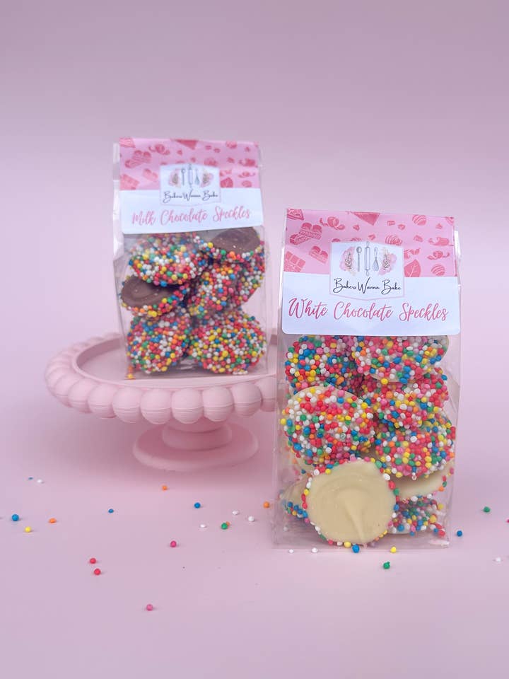 Chocolate Speckles for wholesale by Bakers Wanna Bake