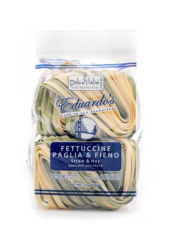 Fettuccine Paglia & Fieno for wholesale by Eduardo's Pasta