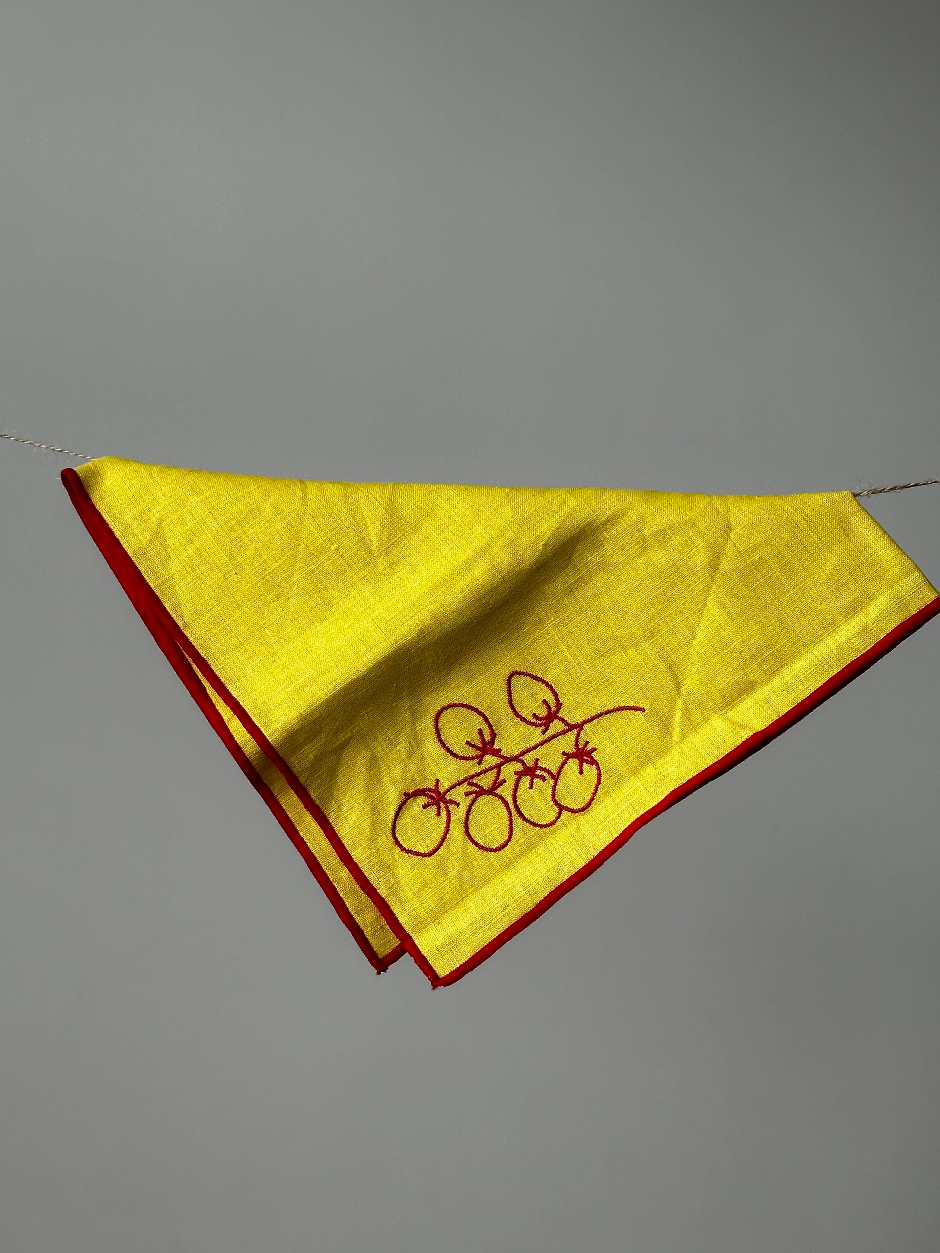 MÆGEN - Wholesale Dinner & Cloth Napkin - Linen Blend Napkins - Vine Tomatoes (Set of 2)2