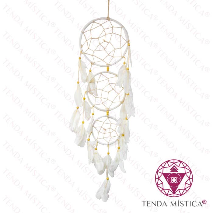 Tenda Mística - Wholesale Dream Catcher - White Shamanic Dreamcatcher Feathers0
