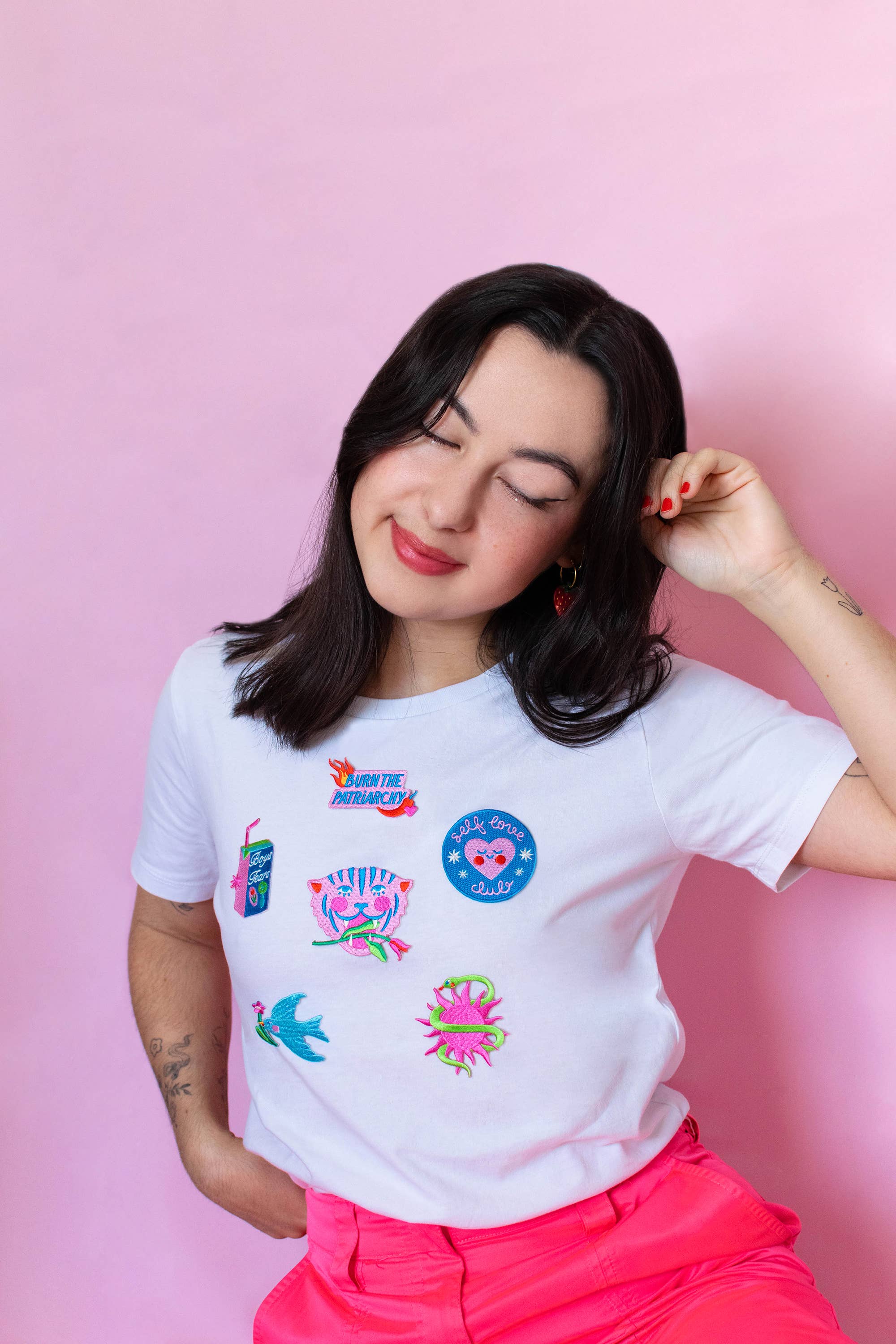 MALICIEUSE - Wholesale Patch - Iron-On Patch Boys Tears - Feminist Gift Idea3