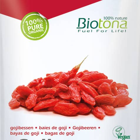 Biotona - Vendita all'ingrosso Frutta secca/disidratata - Bacche di Goji 100% biologiche — 250 g