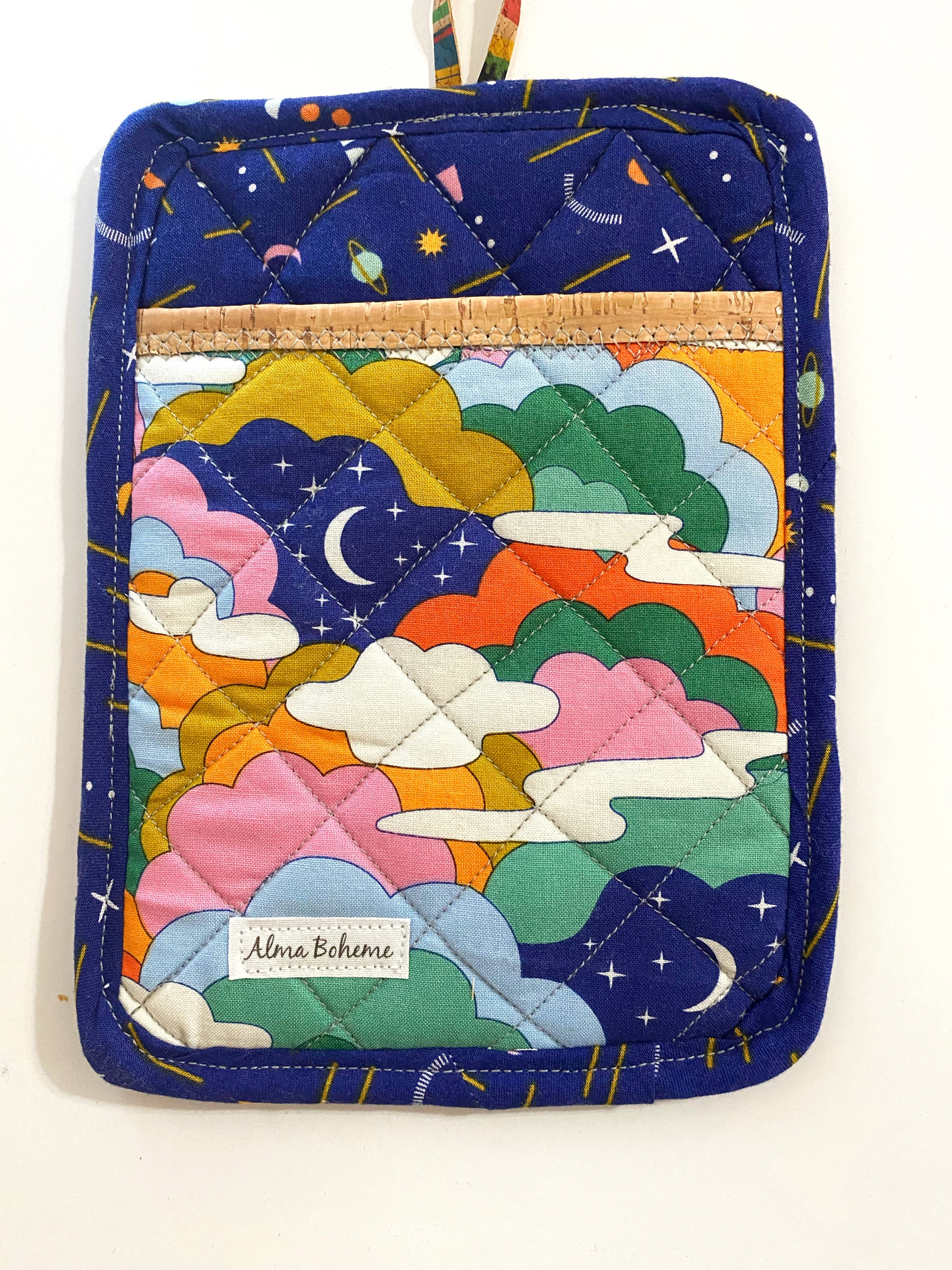 Alma Boheme Handmade - Wholesale Ovenwant/pothouder - Duurzame pannenlap van kurk en katoen met zakje44