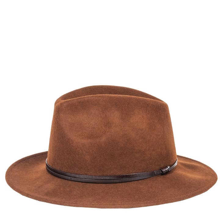 TRAVAUX EN COURS... - Wholesale Fedora - Women's - FELT HAT - leather band, sewn brim22