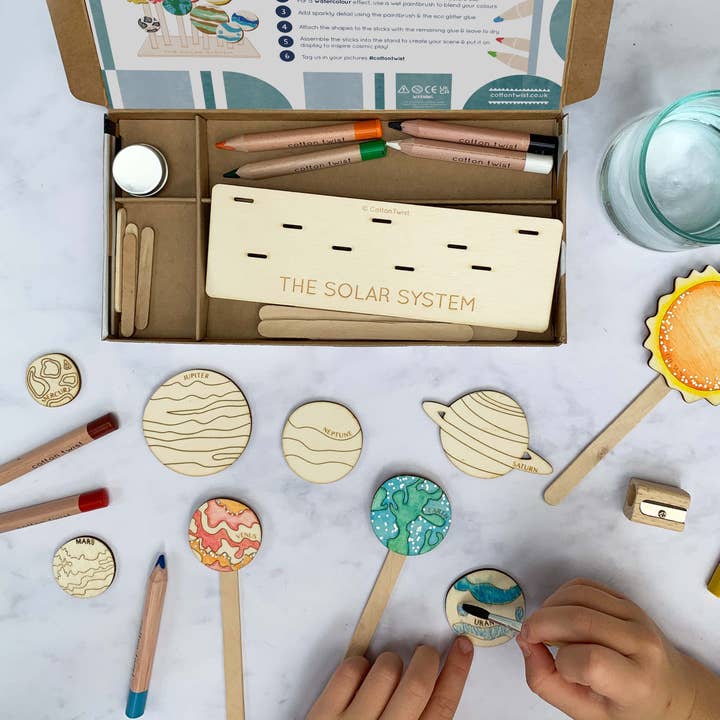 Cotton Twist - Wholesale DIY Craft Kit - Kids - Solar System Craft Kit