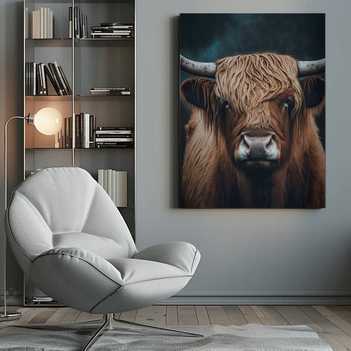 GTA ART - Wholesale Art print - Wall Art Highland Cow5