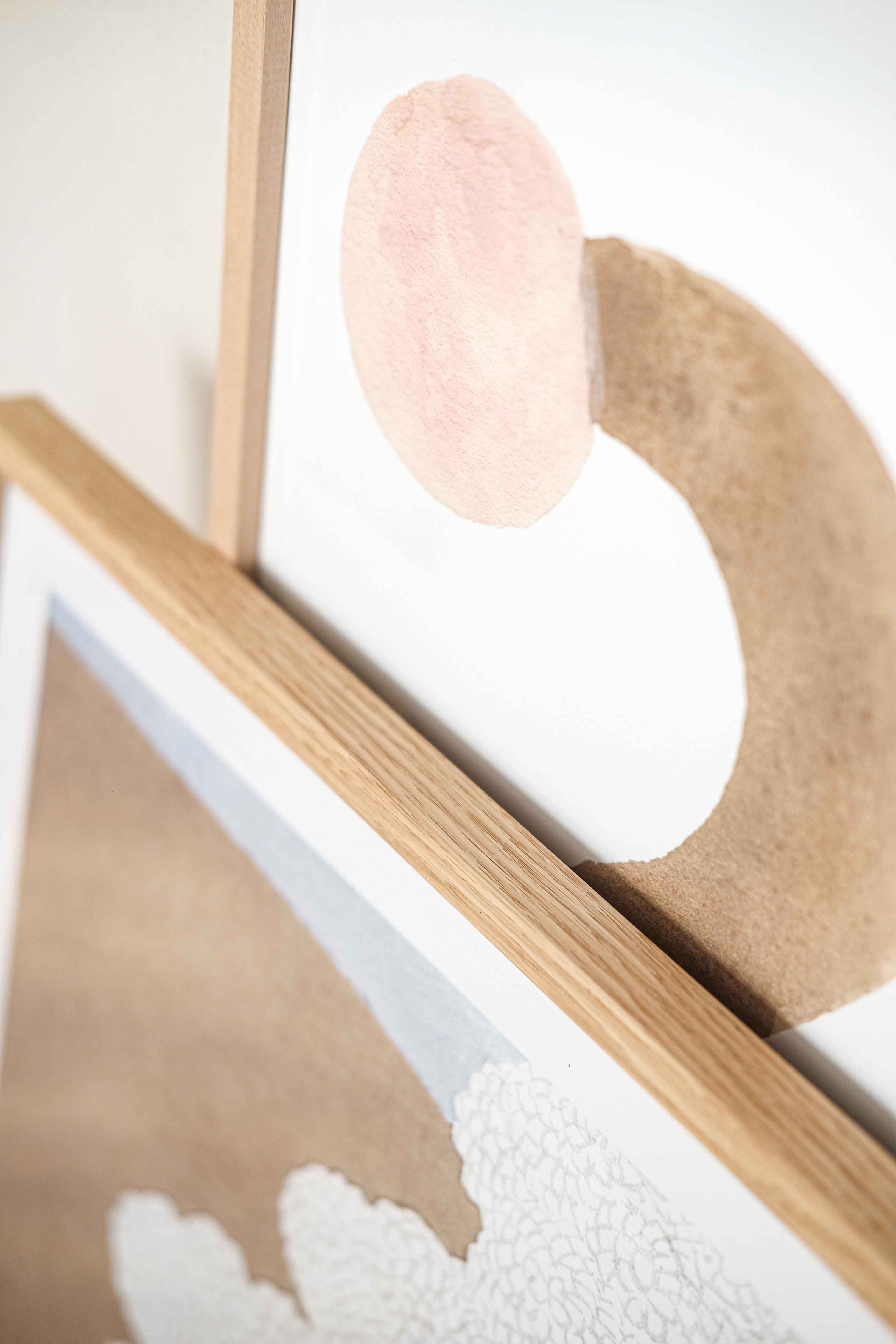 Little Otja - Wholesale Picture frame - A4 Oak Picture Frame: Minimalist Real Wood Wall Art10