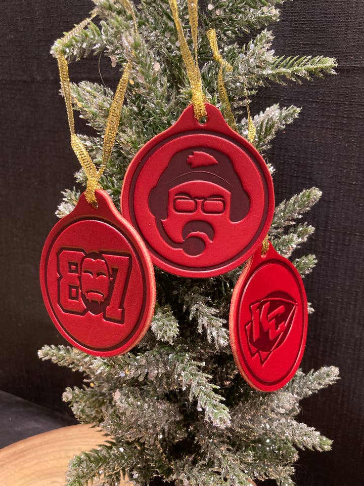 KC Ornaments for wholesale by Madison Street Leather
