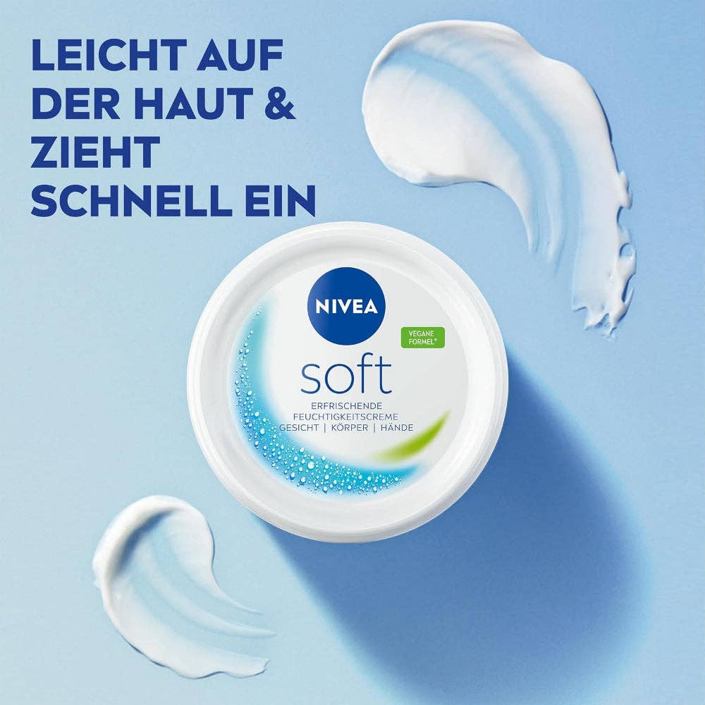 schutzoutlet - Wholesale Body Cream/Lotion - NIVEA Soft Refreshing Moisturizing Cream - 375 ml2