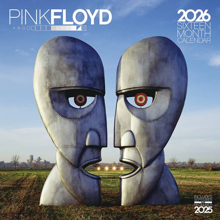Calendario Ufficiale 2026 di Pink Floyd Quadrato per la vendita all'ingrosso da parte di Pyramid International