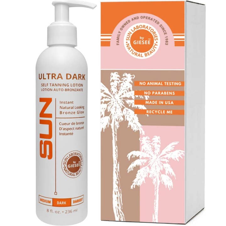 Sun Laboratories - Wholesale Self-Tanner - Sunless Tanning Lotion Ultra Dark 8 oz
