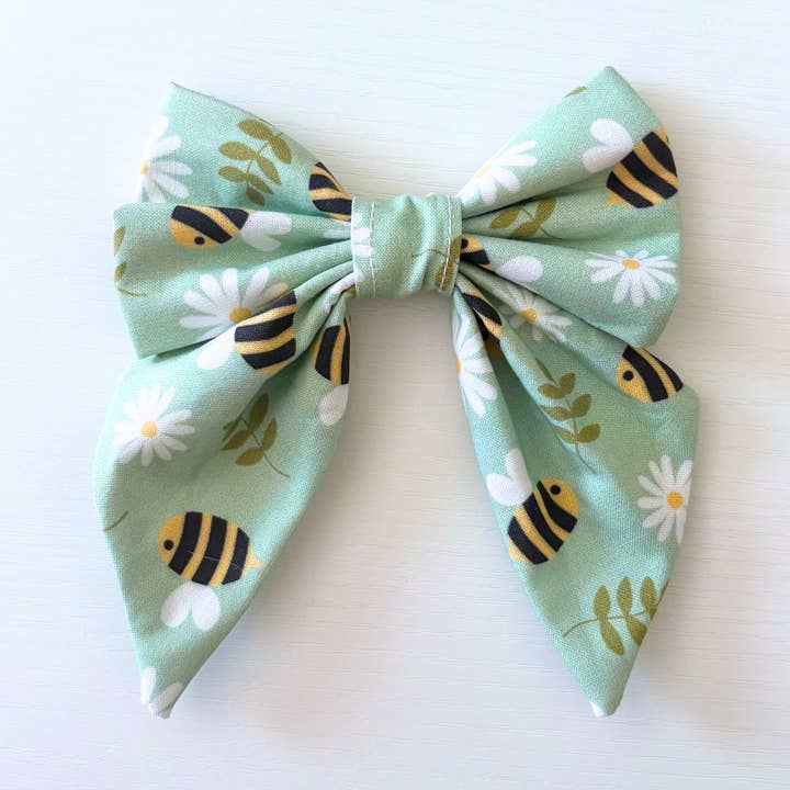 Gravata Borboleta para Cão Bumble Bee por atacado de Annie & Val Handmade