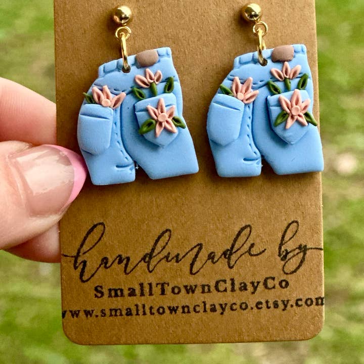 SmallTownClayCo - Wholesale Dangle Earrings - Spring Shorts Dangle
