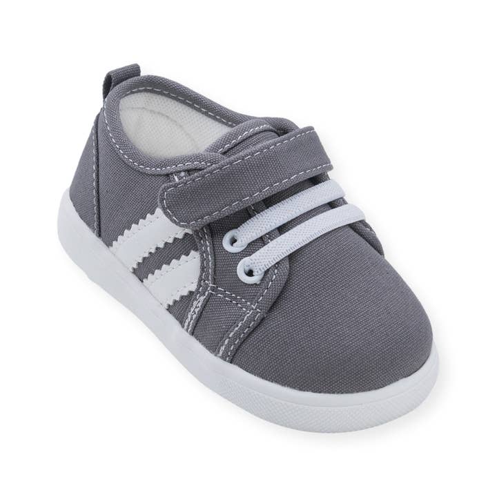 Wee Squeak Shoes - Wholesale Lifestyle Sneakers - Kids - Andy Grey Tennis Shoe