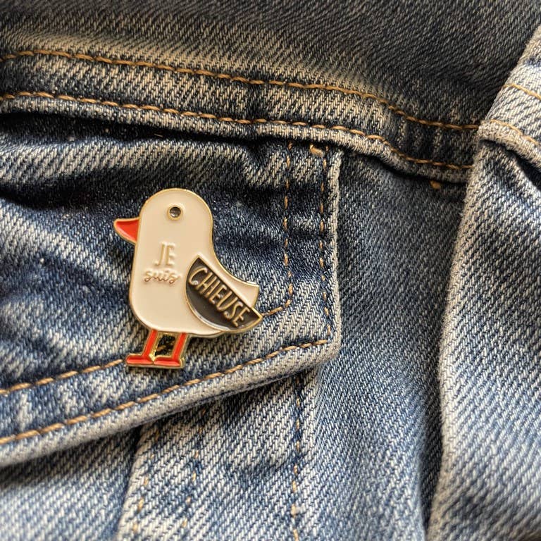 Madame la mouette - Wholesale Lapel Pin/Button - Pin's I'm a pain