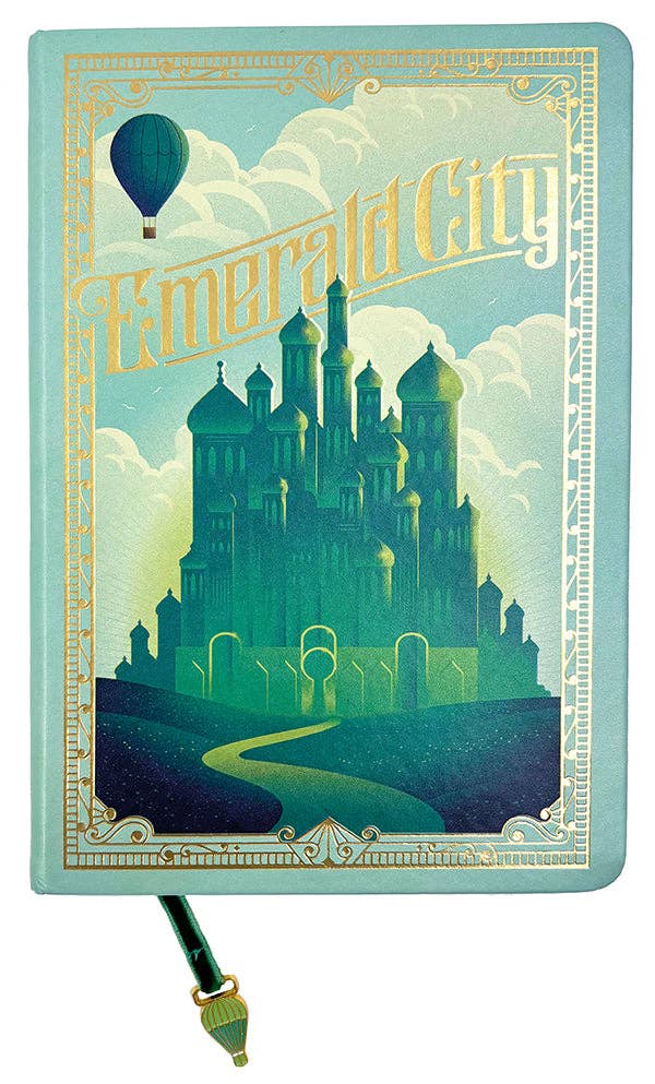 Insight Editions - #1 Pop Culture Publisher - Wholesale Journal/Diary - Wicked: Emerald City Journal with Ribbon Charm1