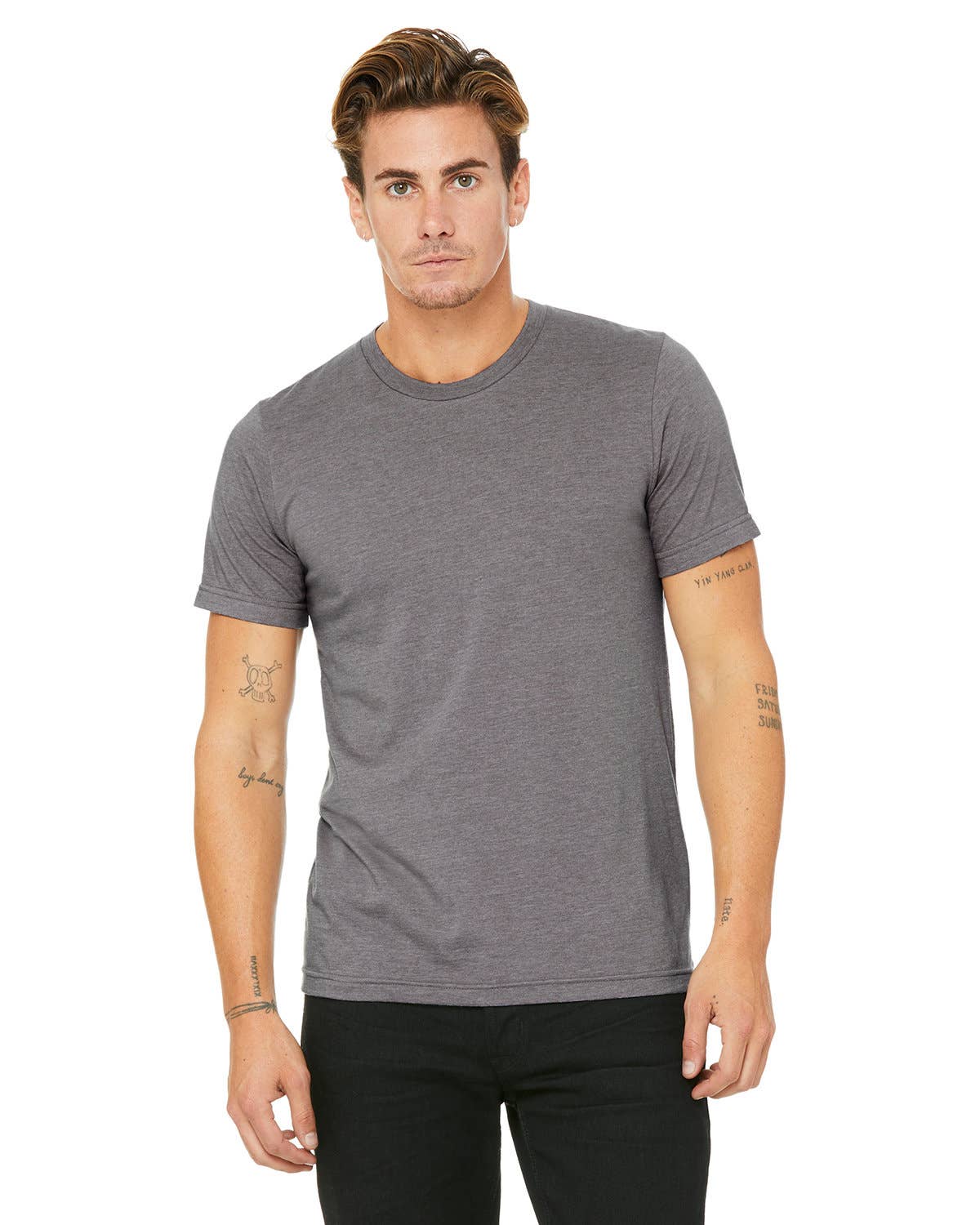 Total Apparel - Wholesale T-Shirt - Men's - Bella + Canvas Unisex Heather Blank CVC T-Shirt | 3001CVC28