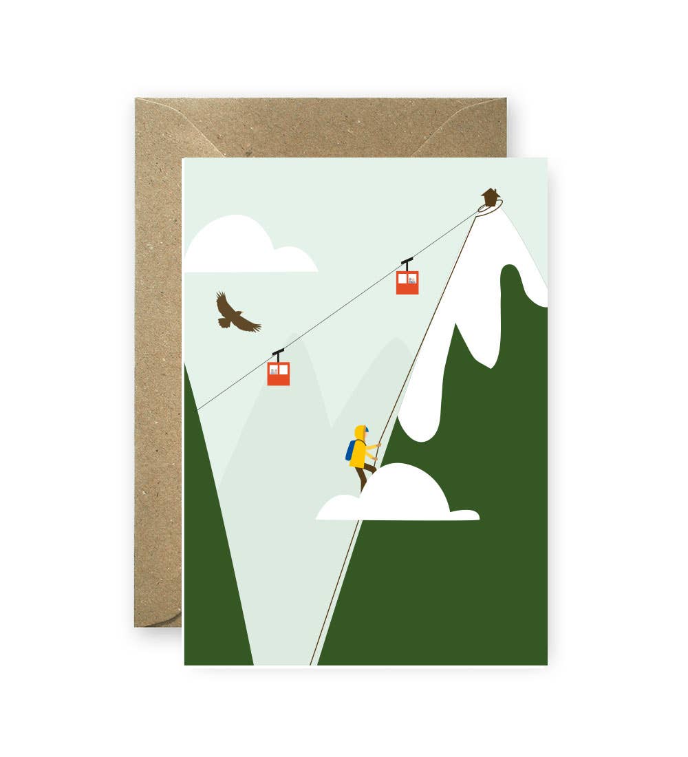 Linienwerk - Wholesale Postcard - Postkarte BERGSTEIGER0