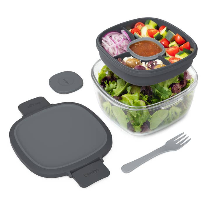 Ripple Distribution - Wholesale Food Storage Container - Bentgo Glass All-in-One Salad Container