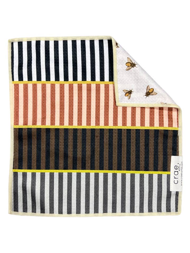 Milk and Honey: Reversible Washcloth for wholesale by Crae.Home
