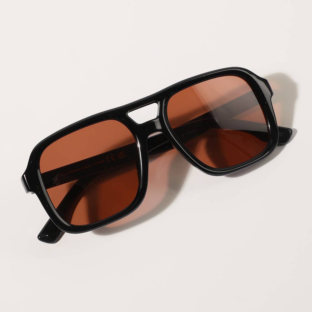 12 CORES SORTIDAS Óculos de Sol de Forma Quadrada com Lentes Escuras para venda a revendedores na Faire12