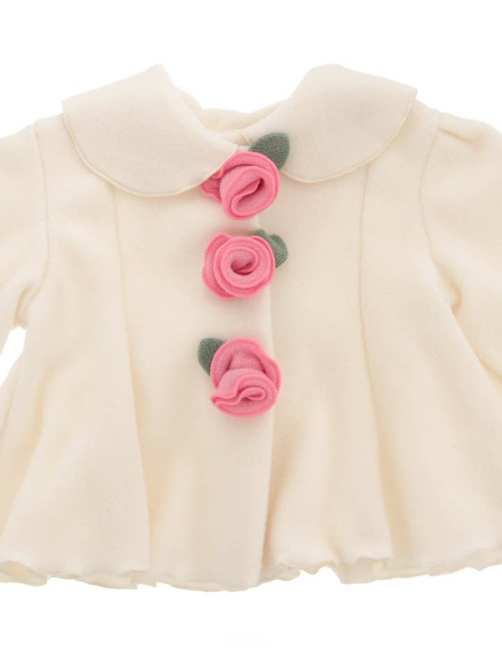#6014 Ivory Fleece Garden Jacket for wholesale on Faire