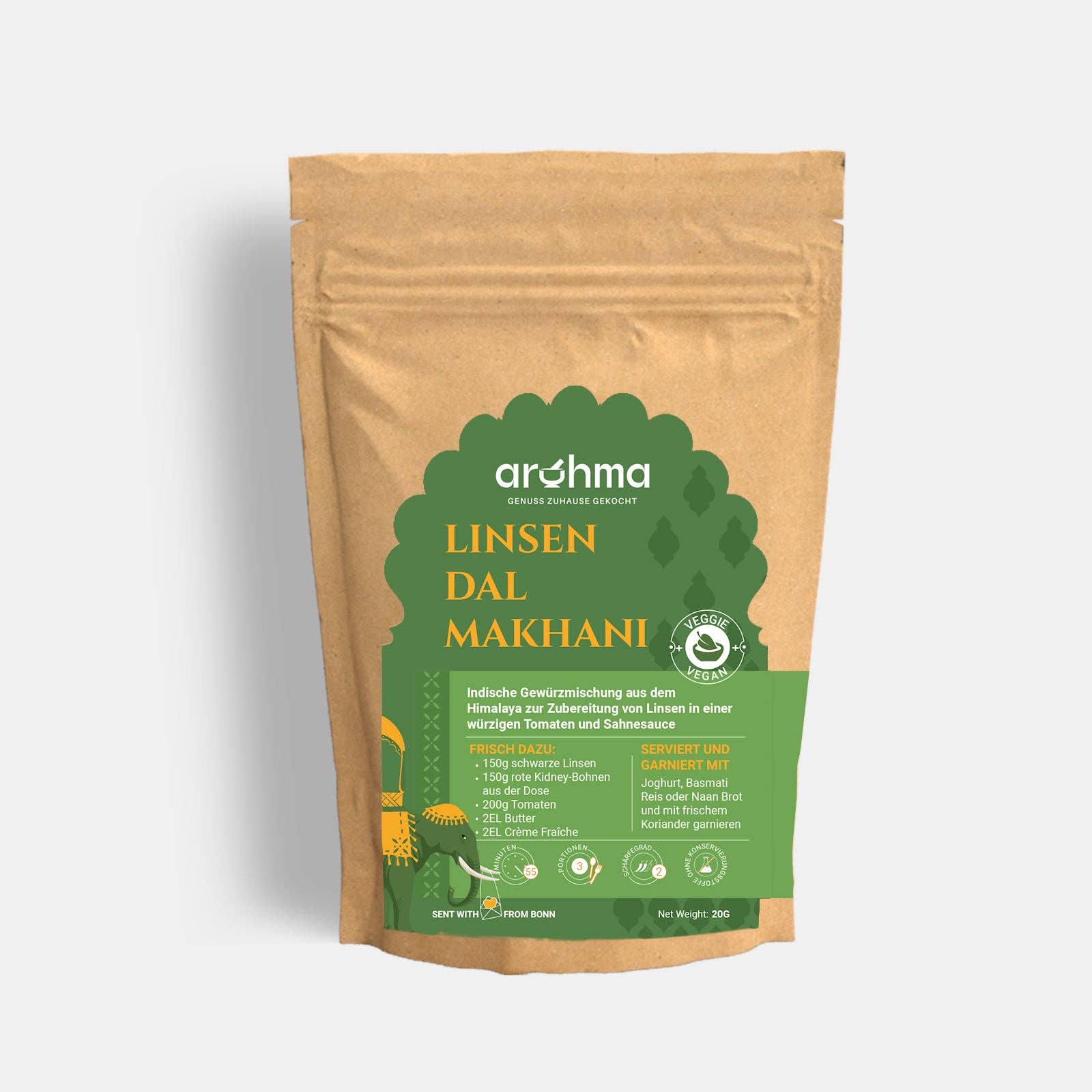 Aruhma - Flavors of India - Wholesale Dried spice mix - Lentil Dal Makhani recipe