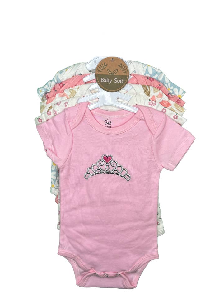 LunaBerries - Wholesale Romper - Kids - 5 Pack Of Infant Onesies 100% Cotton