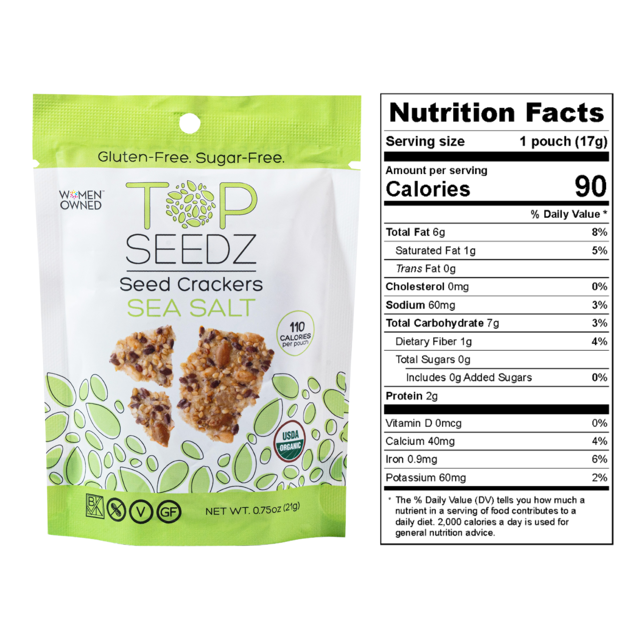Top Seedz - Wholesale Crackers - Snack Pack Crackers - 0.75 oz Pouches -30 per case1
