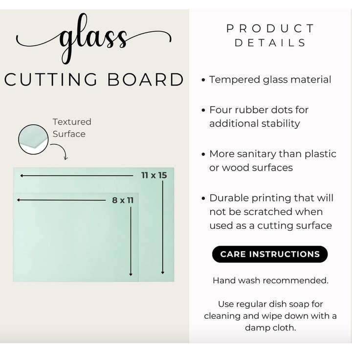 AvaryMaeInspirations - Wholesale Cutting Board - Today I Choose Faith Tempered Glass Kitchen Cutting Board1