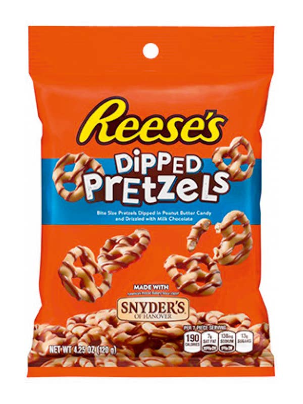 Reese Doppade Pretzels 120,5 g X 12 st för wholesale av iSweet.ca