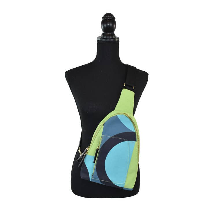 Dupatta Designs - Wholesale Crossbody Bag - Women's - Chihiro Colorblock Cross-body Bag22