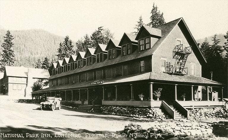 Found Image Press - Wholesale Stationery/Notecard Set - Greeting Card OR-406 Lodge, Rainier National Park0