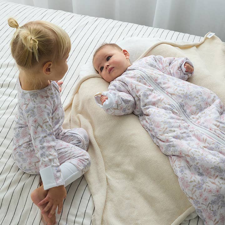 Anchor & Arrow - Wholesale Jumpsuit – Baby - NEW Long Zippy Romper - Floral2