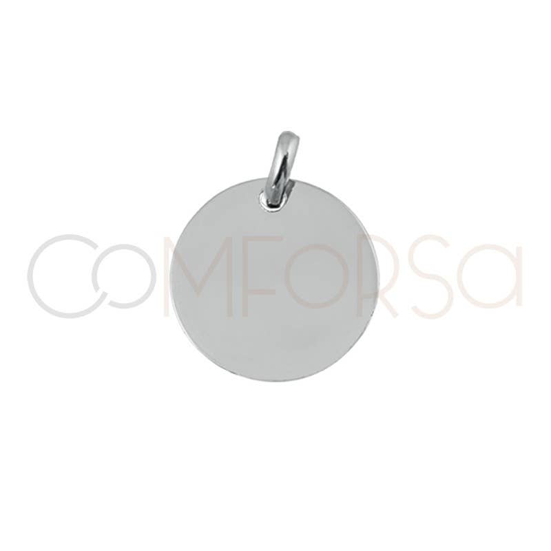 COM FORSA SL - Wholesale Individual Charm/Pendant - Sterling Silver 925 Engraving Pendant 11 Mm With Jum Pring0