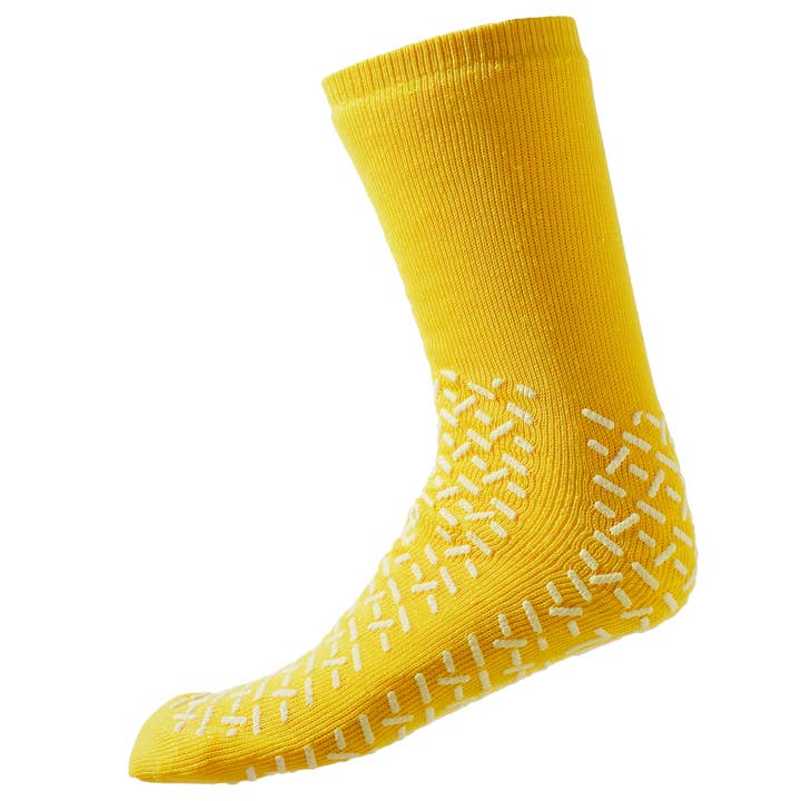 XXXL Yellow Bariatric Socks NonSlip Bottom, Medical Grade-24 for wholesale by Green Sky