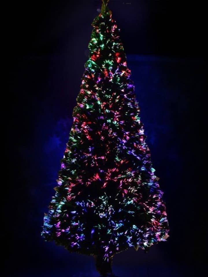 7' Fiber Optic Christmas Tree with Metal Stand for wholesale by Perfect Holiday
