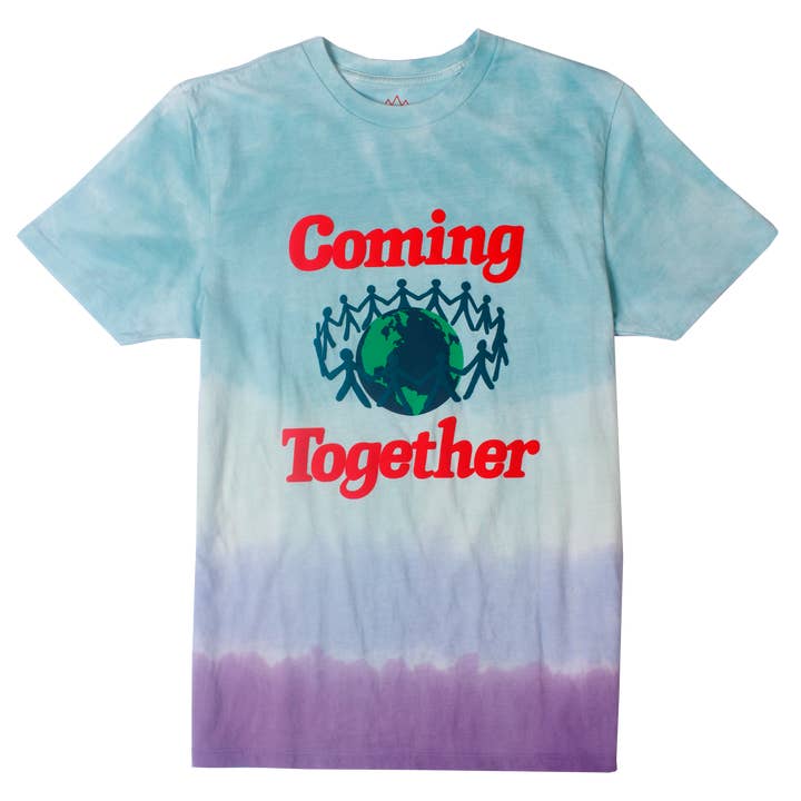Coming Together puff ink tie-dye tee for wholesale by Altru Apparel