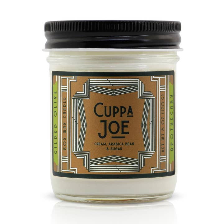 Soy Candle – Cuppa Joe – Fresh Cream, Coffee & Sugar for wholesale by Gilded Olive Apothecary