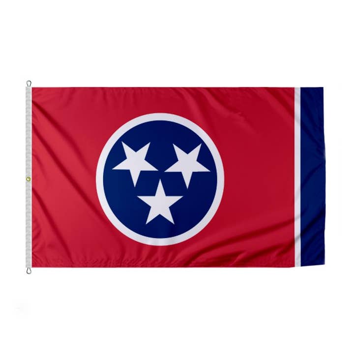 AGAS Tennessee State Flag 8x12 ft - Printed 200D Nylon for wholesale by AGAS MFG INC
