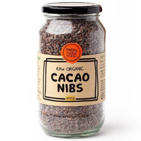 Cacao Nibs - Organic Raw LRG (600g) for wholesale by Mindful Foods
