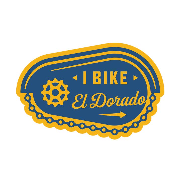 I Bike El Dorado Aufkleber für den Großhandel von Heartlandia