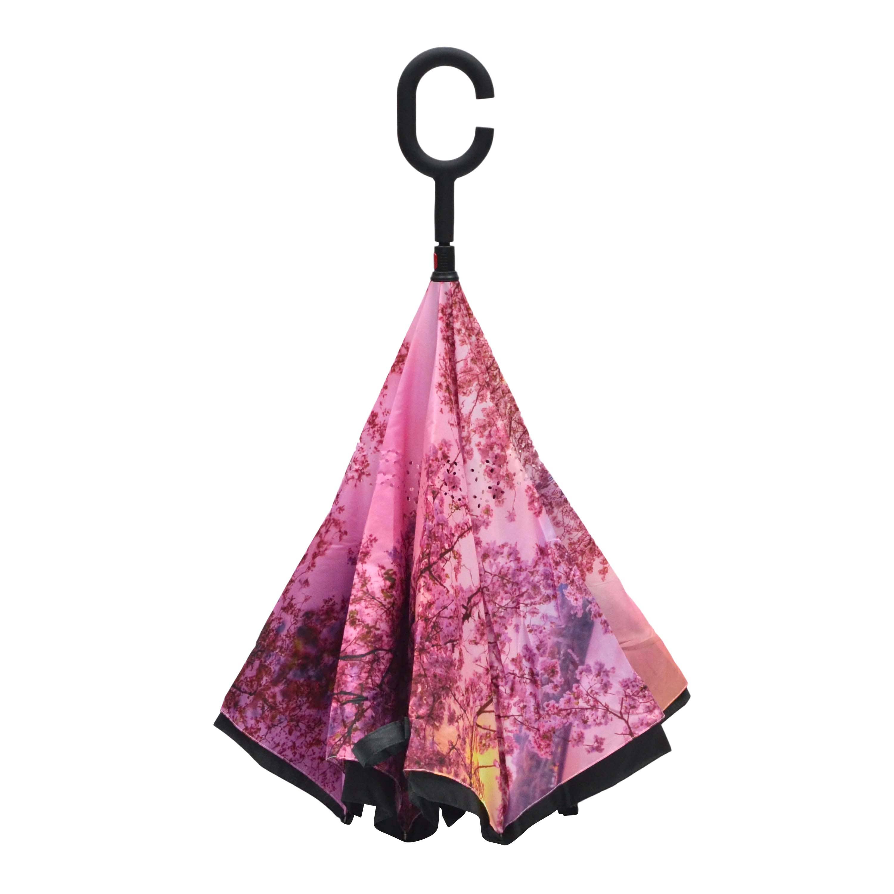 Calla Products - Wholesale Umbrella - Unisex - Inverted Umbrella – Topsy Turvy Floral Design Prints8