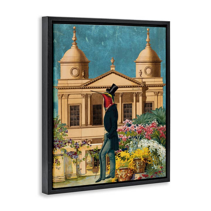 Stupell Industries - Wholesale Wall Sign - Surreal Vintage Bird & Architecture - Framed Wall Art19