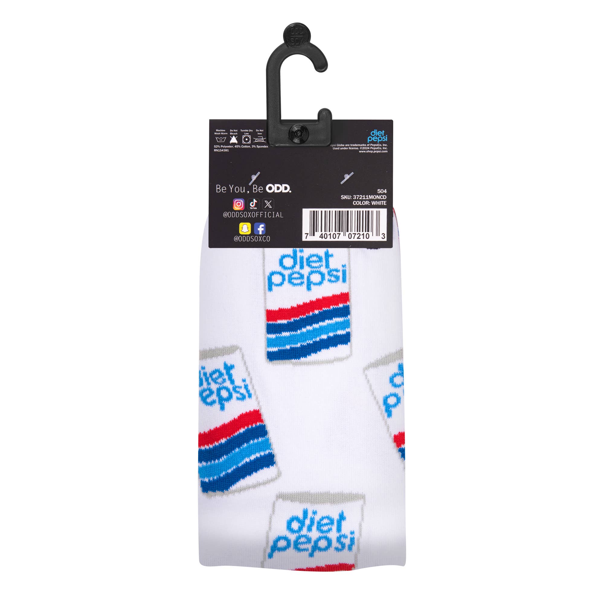 Odd Sox - Wholesale Socks - Men's - Diet Pepsi Split - Mens Crew Straight2