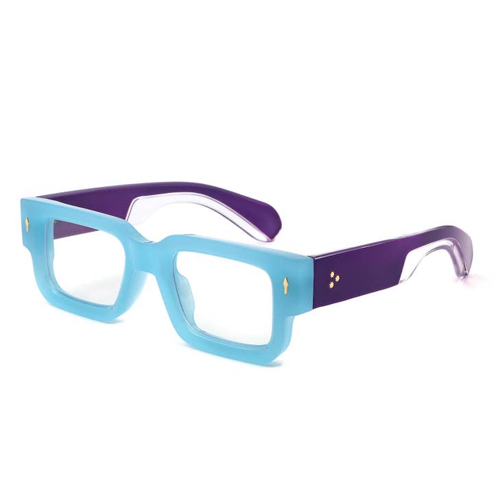 Cramilo Eyewear - Wholesale Sunglasses - Unisex - Retro Square Chunky Bold Flat Top Fashion Sunglasses13