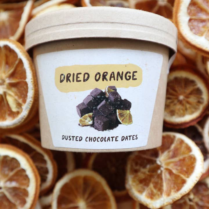 Granny slice – wholesale Chocolate-covered sweets – dusted chocolate dates8