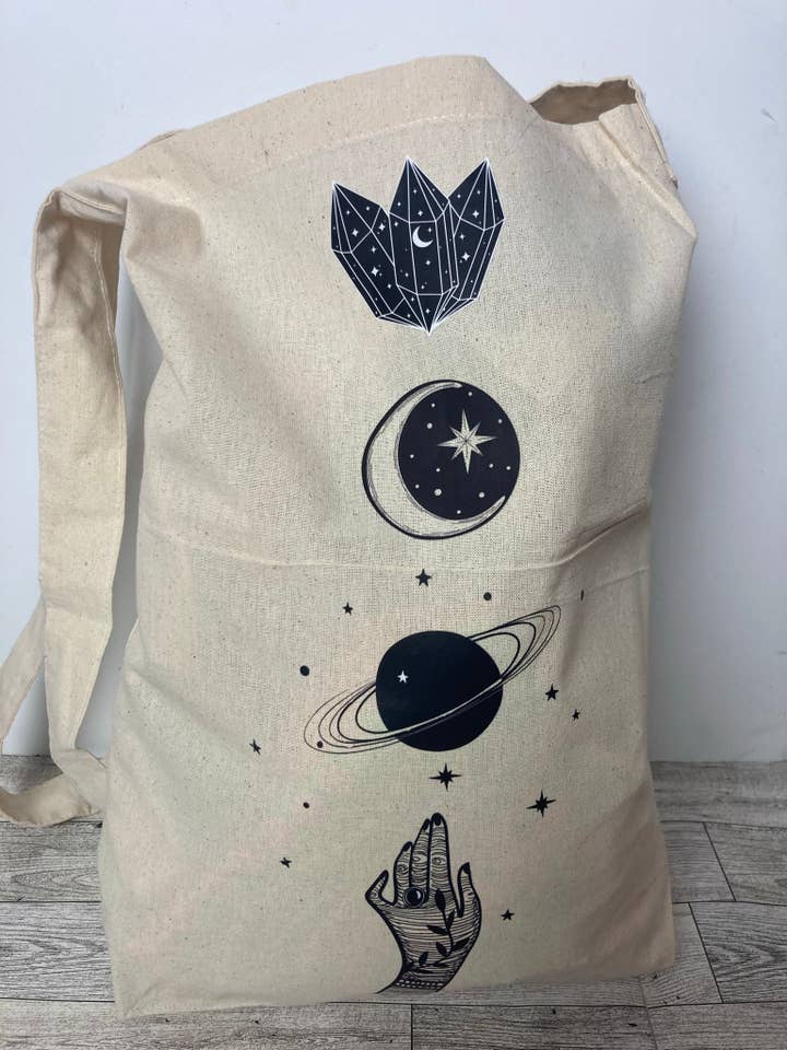 Sac à bandoulière en toile Manifest Galaxy pour la vente par The Little Planet