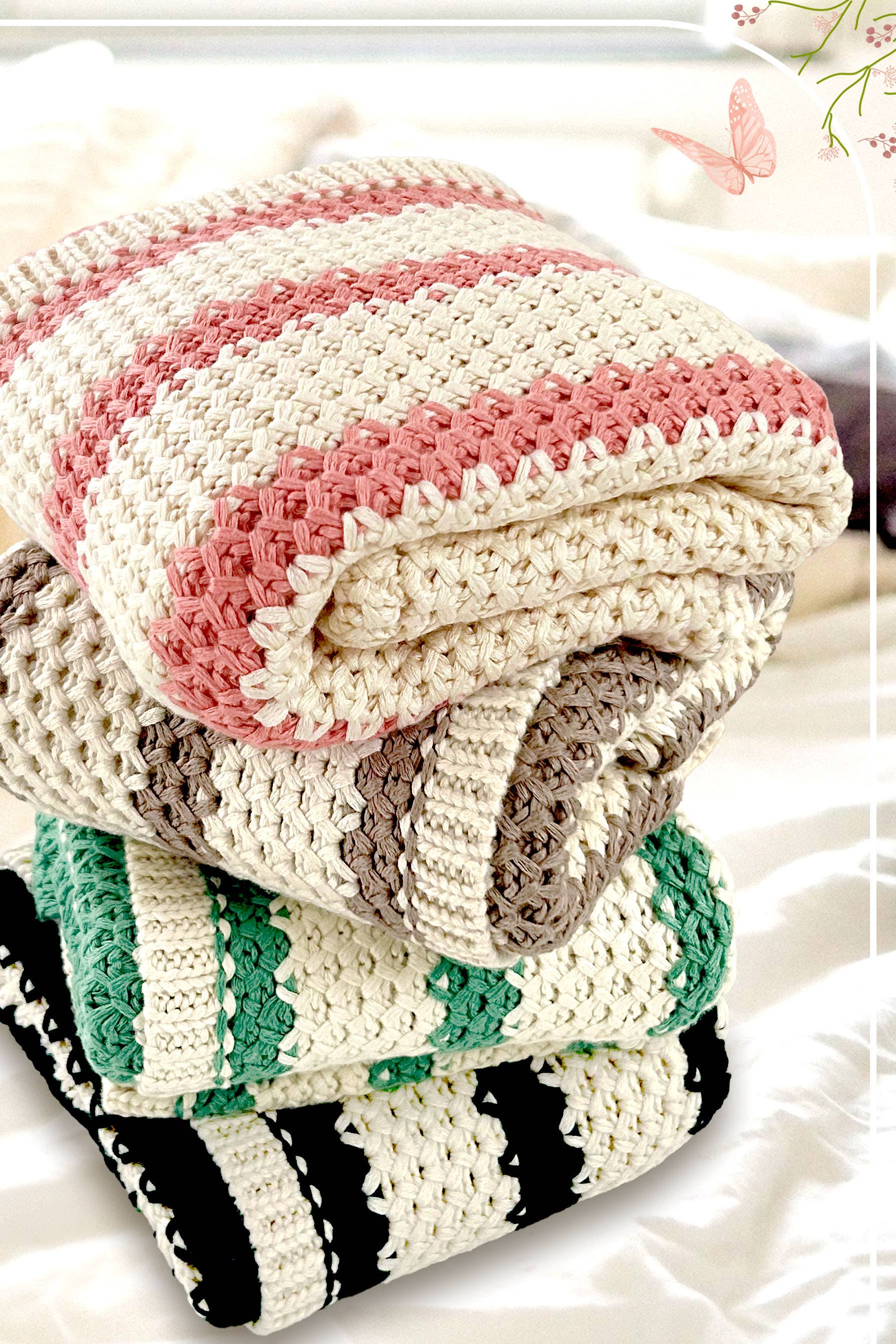 La Miel – Engroshandel Pullover - Dame – La Miel chunky stribet ærmeløs sweater-top21