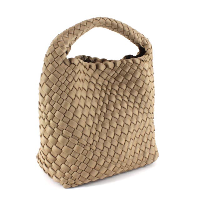 P23093 Small Nylon Woven Hobo Crossbody Bag w/Cosmetic Pouch for wholesale by Pretty Persuasions